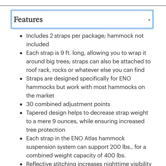 Eno Double Nest Hammock-Brand New - Picture 4 of 4